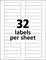 Avery Durable Easy Peel ID Labels, Sure Feed Technology, Permanent Adhesive, 5/8" x 3", 256 Labels (6792)
